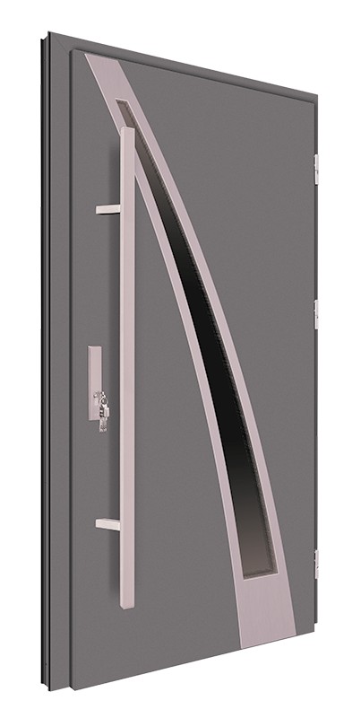 Drzwi zewnętrzne antracyt pochwyt 150 cm 92MK20