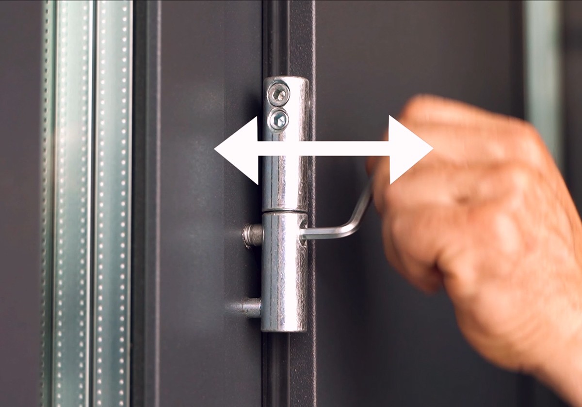 Regulacja zawiasów 3D - drzwi MK-DOOR