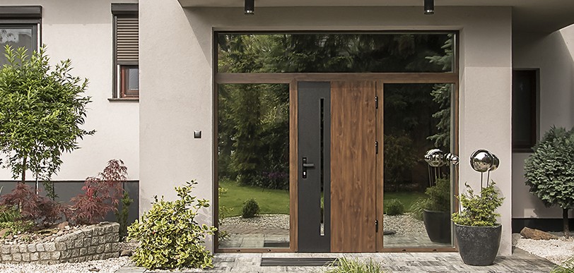 Drzwi zewnętrzne stalowo-aluminiowe MK-DOOR
