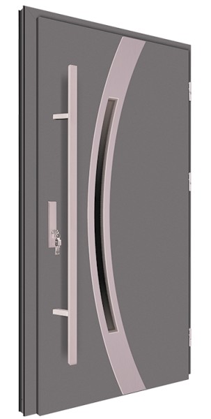 Drzwi zewnętrzne antracyt pochwyt 150 cm 92MK11