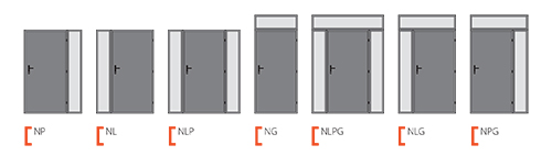 Drzwi zewnętrzne MK-DOOR - drzwi z naświetlem